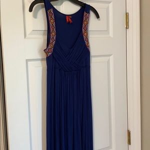 Dark blue maxi dress
